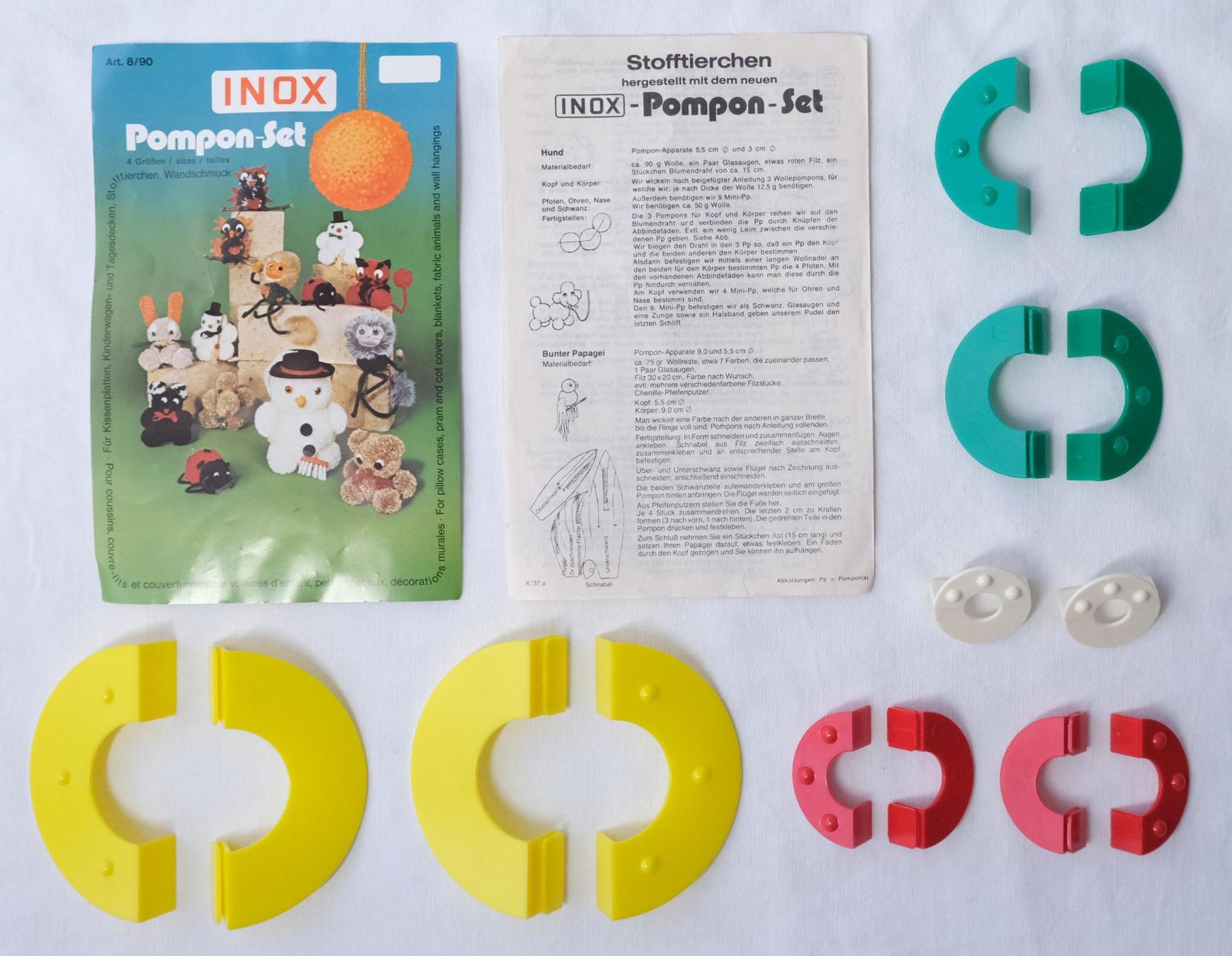Kit bricolage: Pompon Set 4 Grössen, Pompons einfach Selbermachen – Usato da Zürich venduto da Melody2000