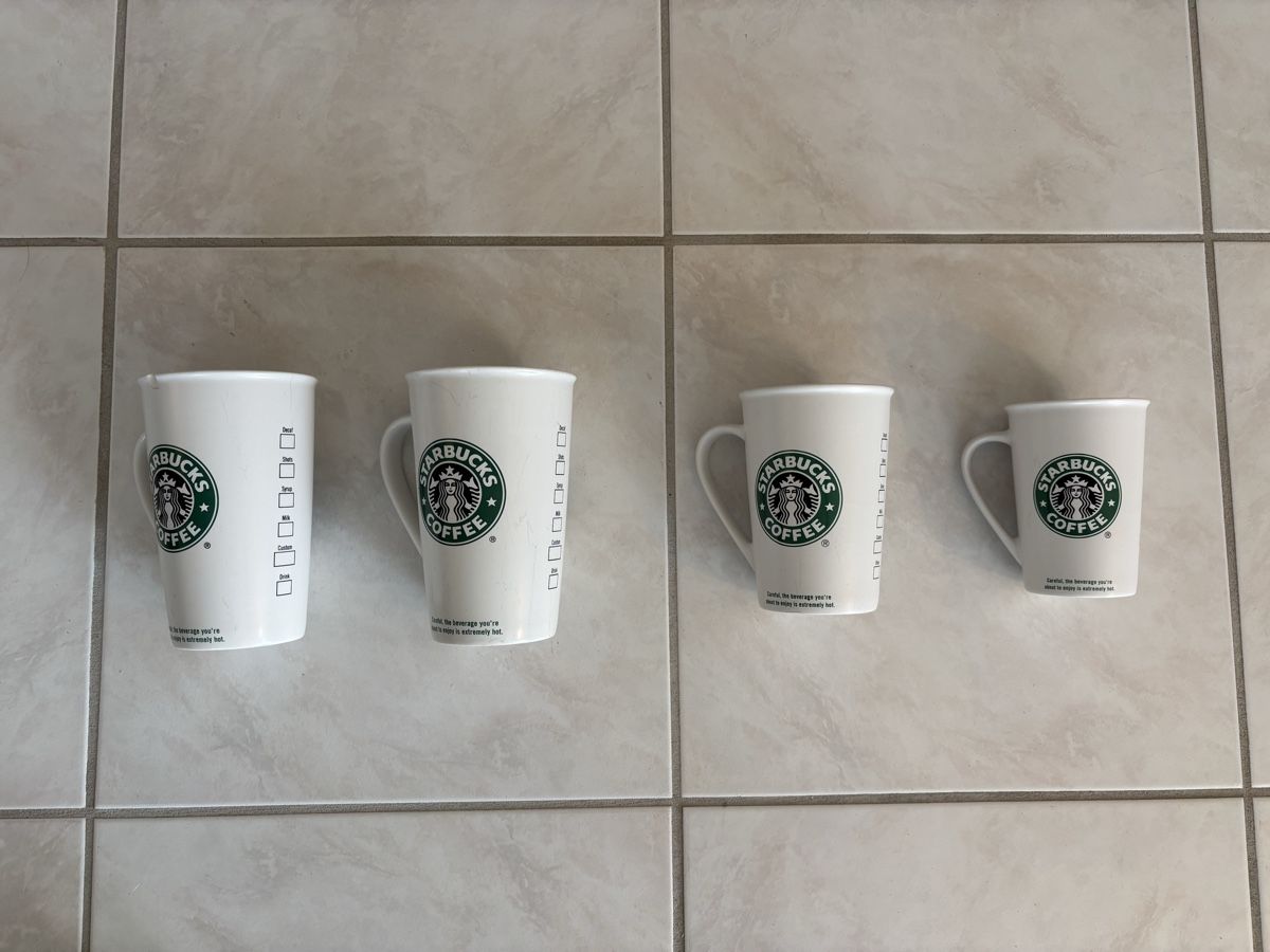 Starbucks Tassen: 4er-Set Starbuckstassen – Gebraucht aus Zufikon von eskilt 2