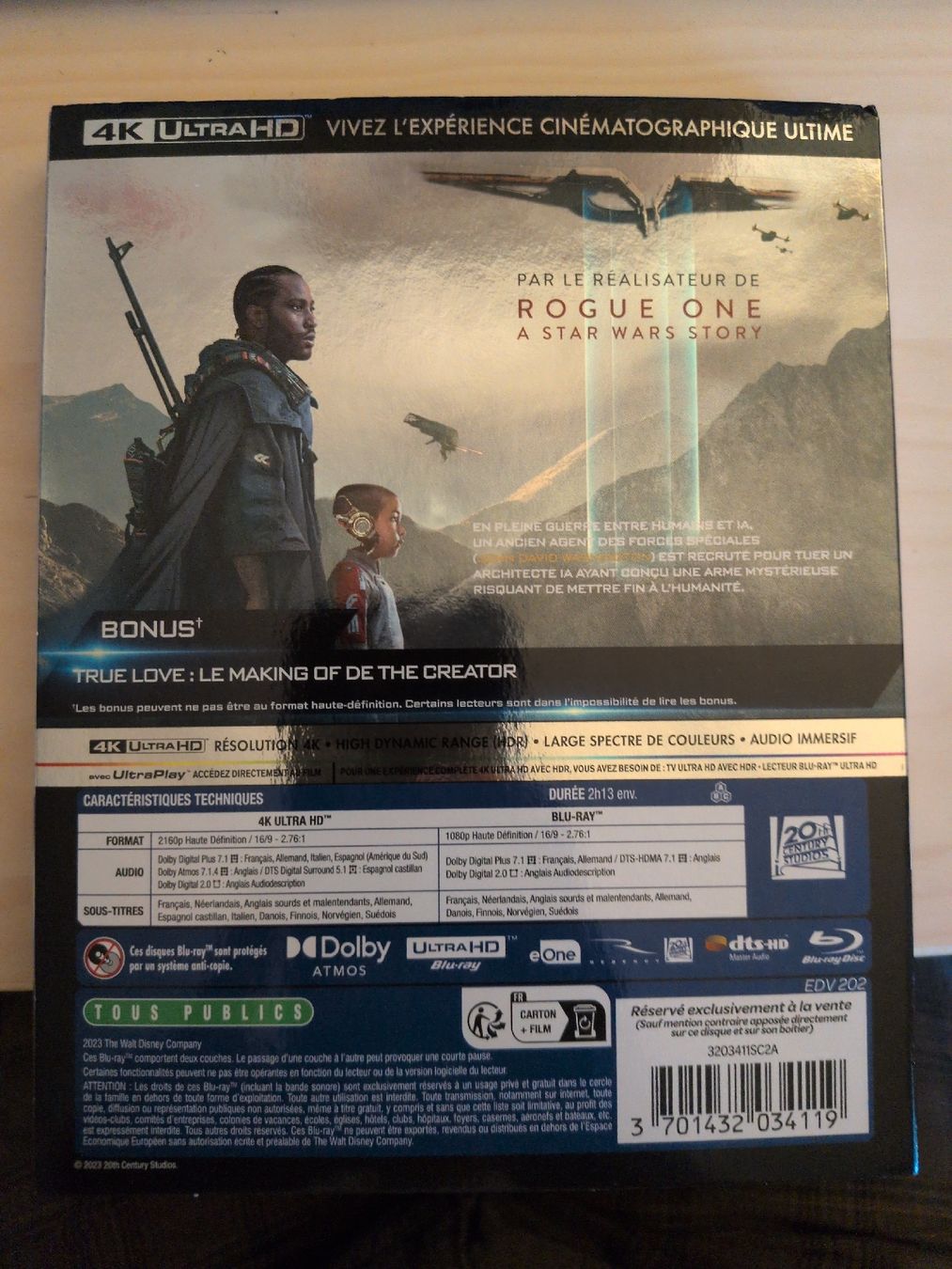 Tutti i DVDs: Le Créateur 4K UHD + Blu-Ray – Nuovo (secondo la descrizione) da Gland venduto da Kyostal 1