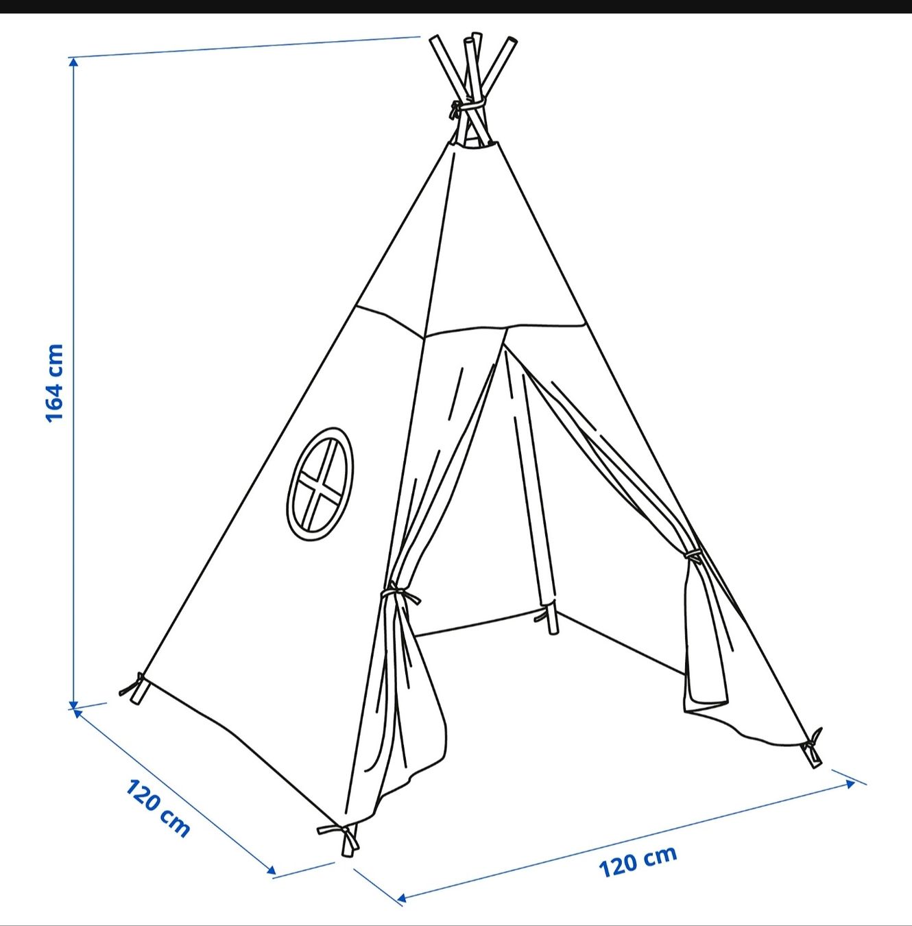 Ikea Giocattoli: Kinderzelt Tipi Ikea – Usato da Cham venduto da MinuR14 2