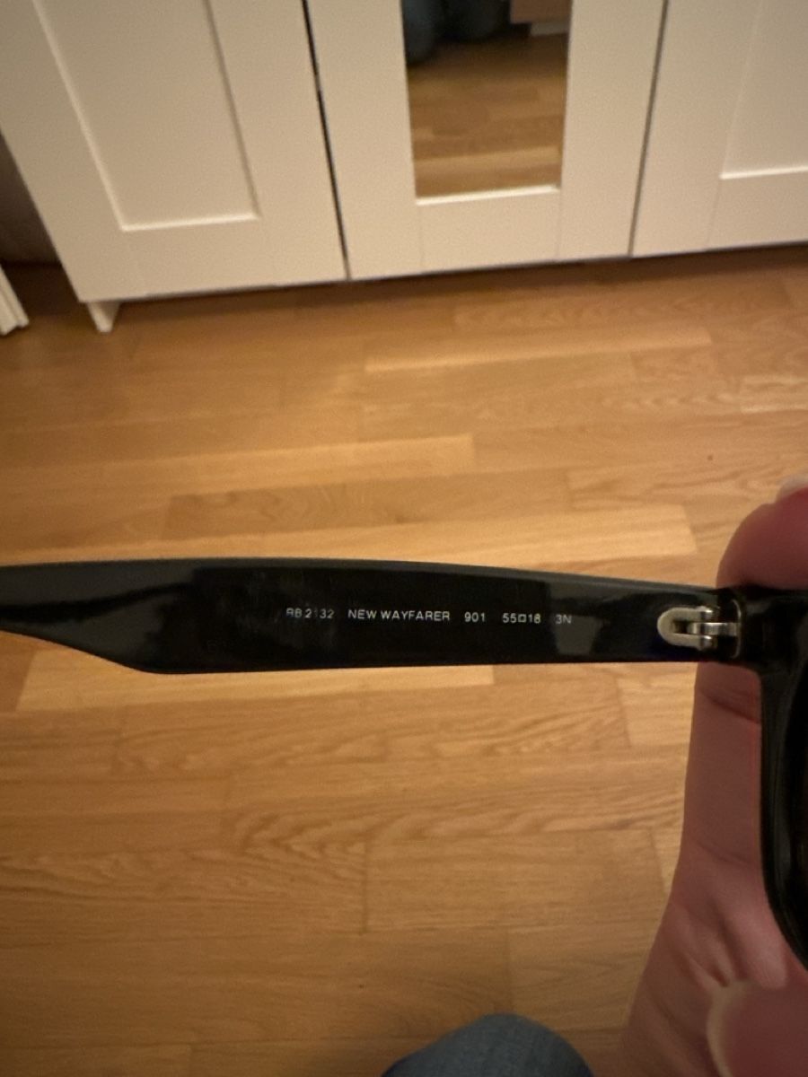 Ray-Ban Brillen & Gläser: Ray-Ban Wayfarer noires, authentiques – Gebraucht aus Châtelaine von mey_l2w9 4