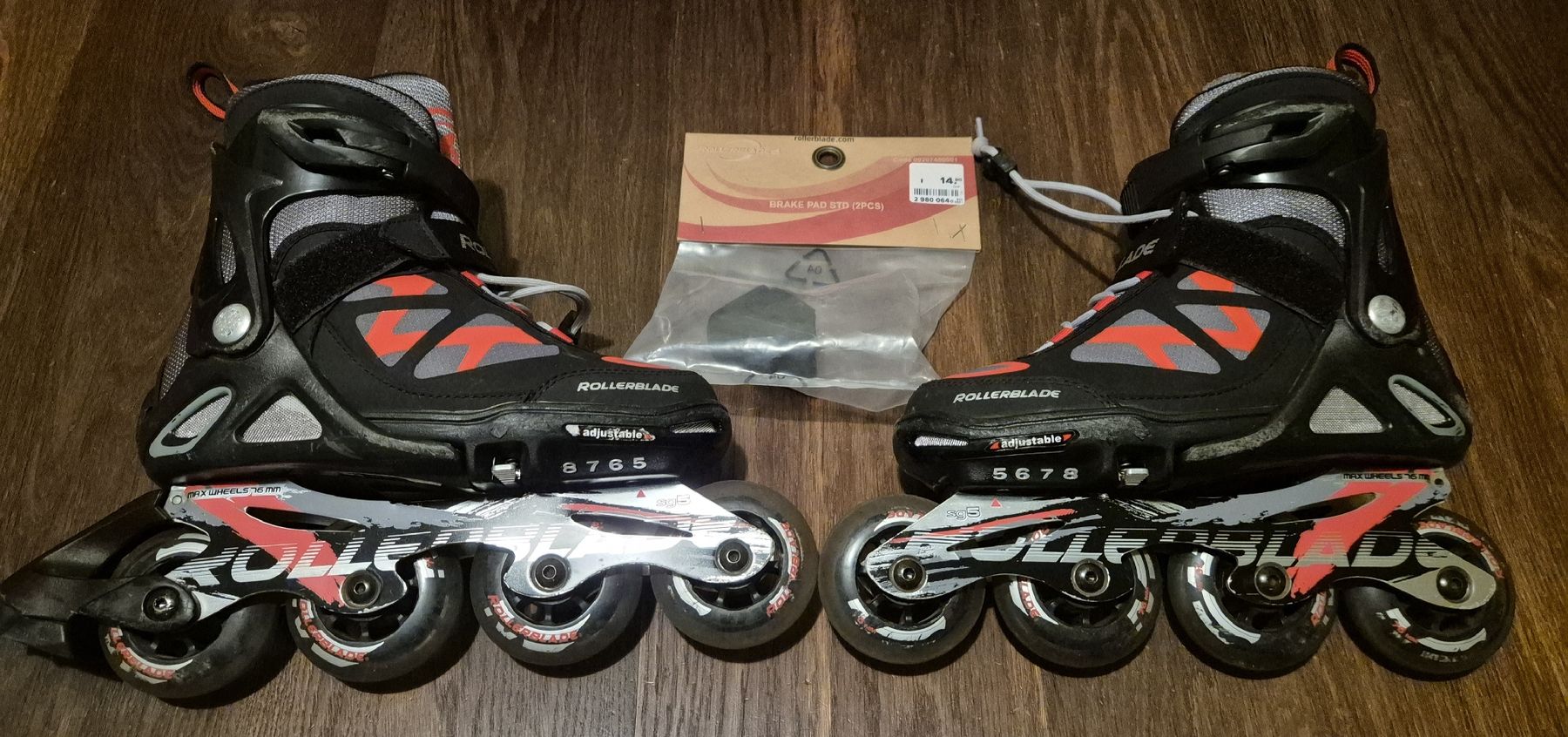 Pattini in linea & Pattini a rotelle: Rollerblades Grössenverstellbar 36.5-40.5 – Usato da Baar venduto da psgmuer