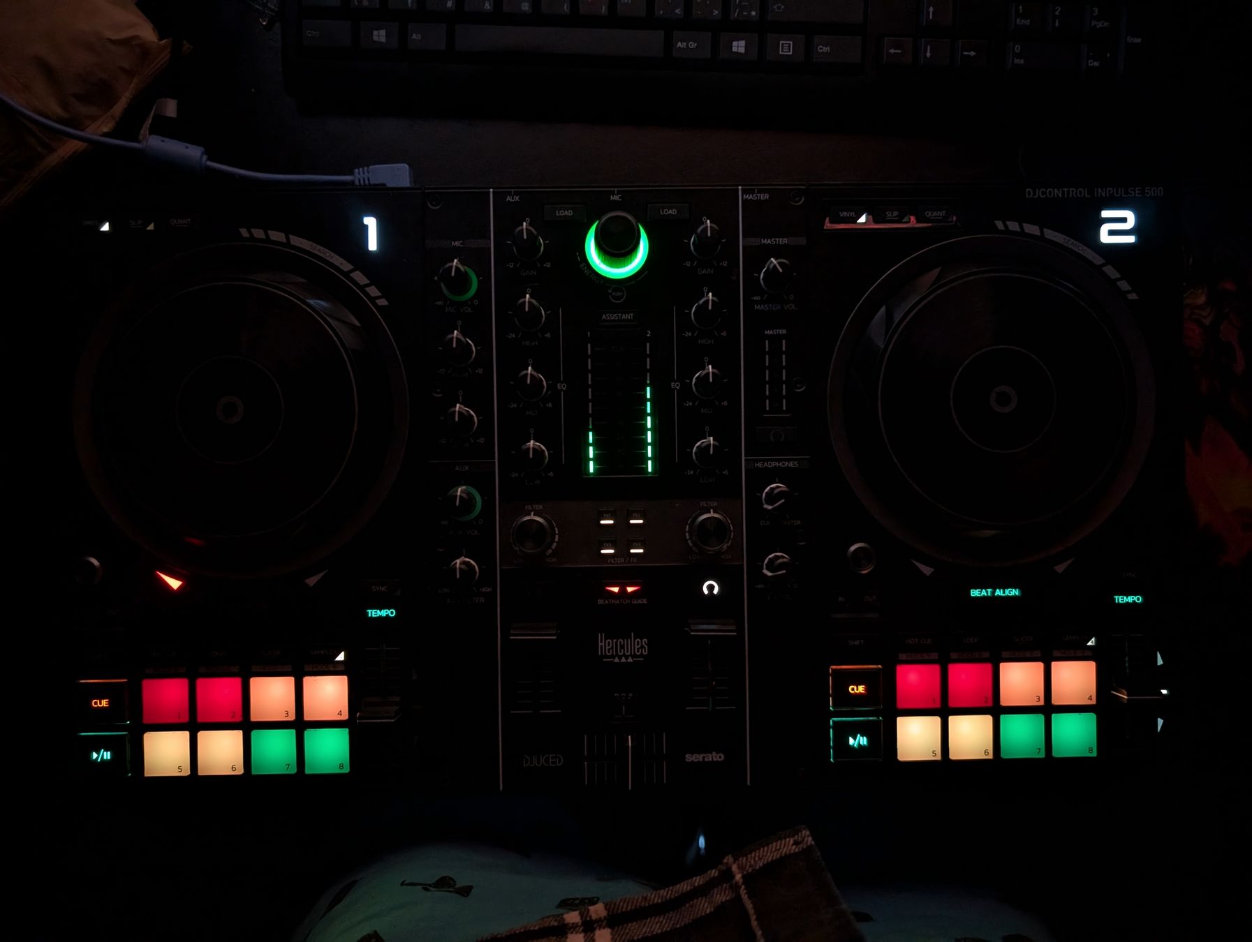 Musikinstrumente: Hercules DJControl Impulse 500 Controller – Gebraucht aus Winterthur von  2