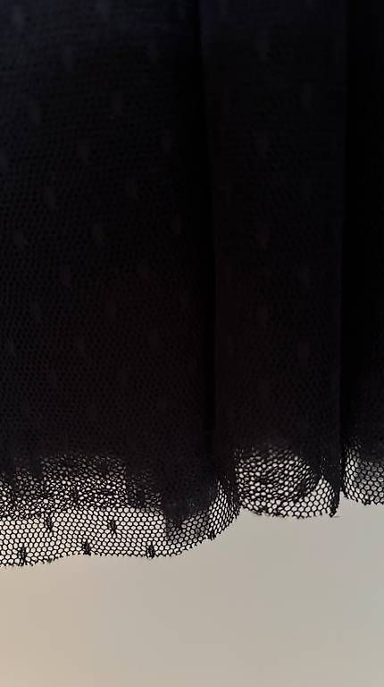 Vila Vestiti: Schwarzes schulterfreies Tüll-Kleid L – Usato da Baden venduto da Chrisenft 2
