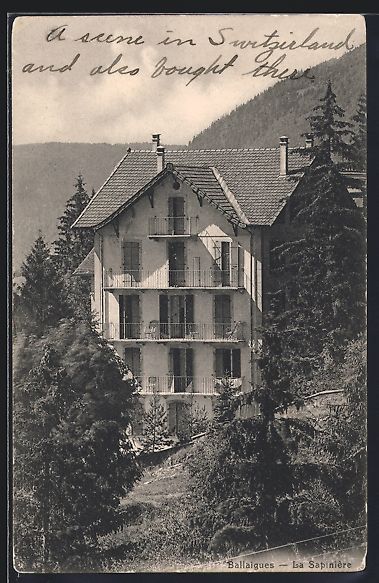 Cartes postales: AK Ballaigues, La Sapiniere – D'occasion à Berlin par bartko-reher