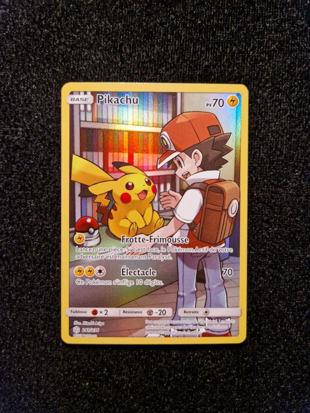 Pokémon Sammelbilder & Trading cards: Pikachu 241/236 Cosmic Eclipse Holo - LP - FR – Gebraucht aus La Chaux-de-Fonds von LVMF