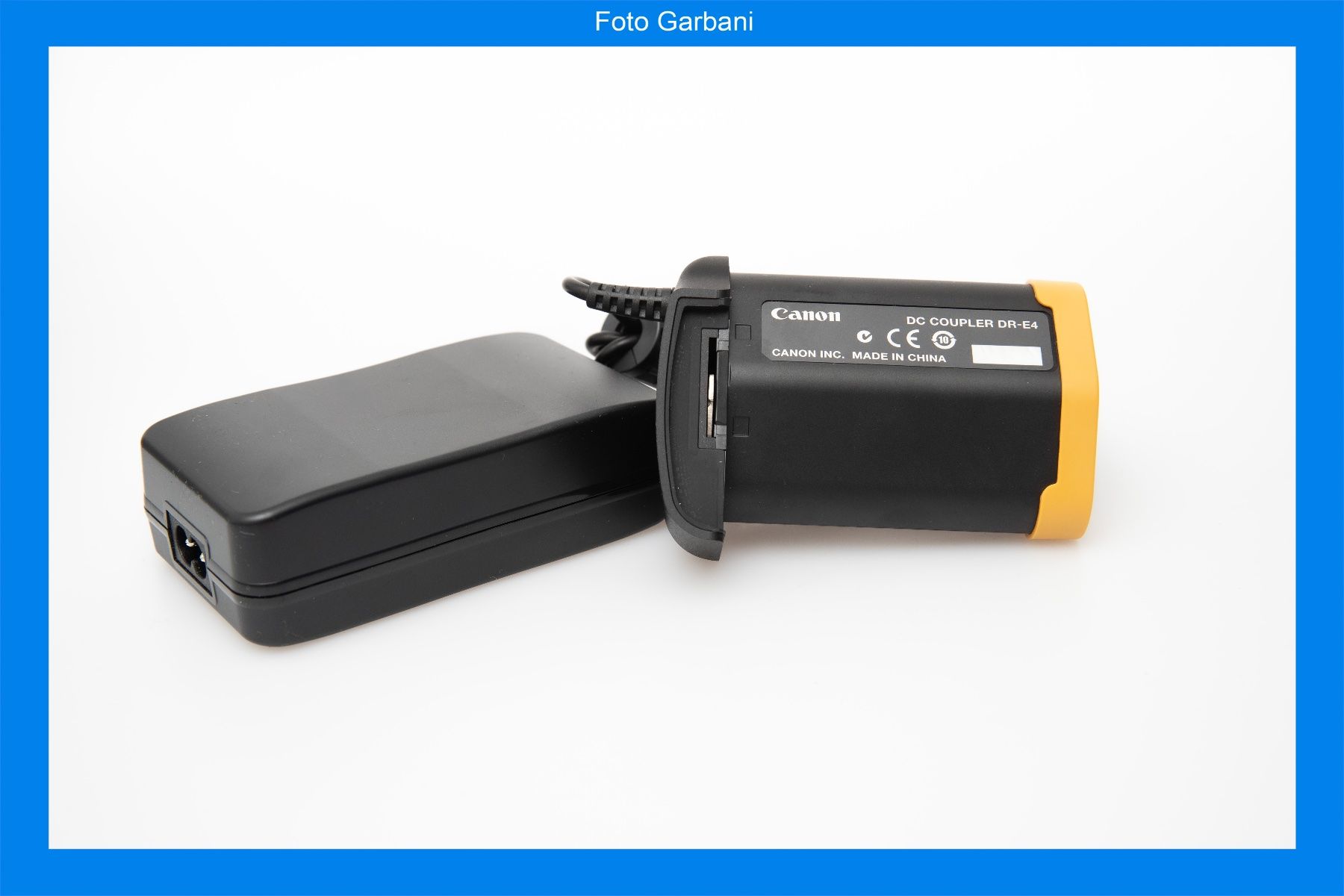 Canon Laufwerke & Adapter: Canon DC Coupler DR-E4 e AC Adapter AC-E4 – Gebraucht aus Muralto von FotoGarbani