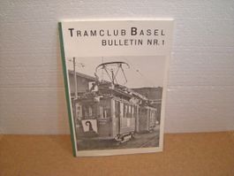 Heft - Tramclub Basel Bulletin Nr. 1 - Rare Erstausgabe