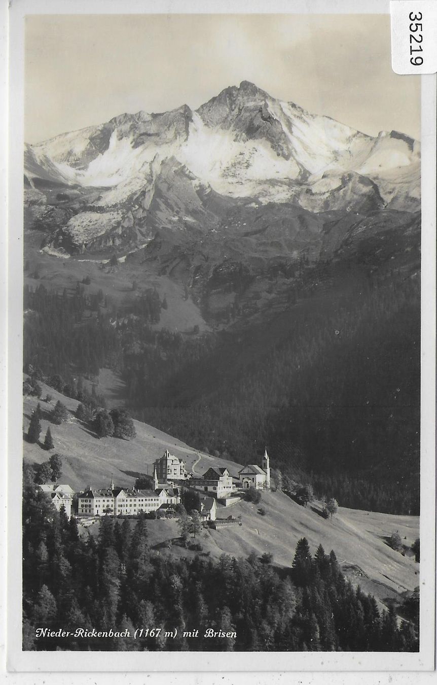 Cartoline postali: Nieder-Rickenbach mit Bristen – Usato da Ettingen venduto da Kartenplanet