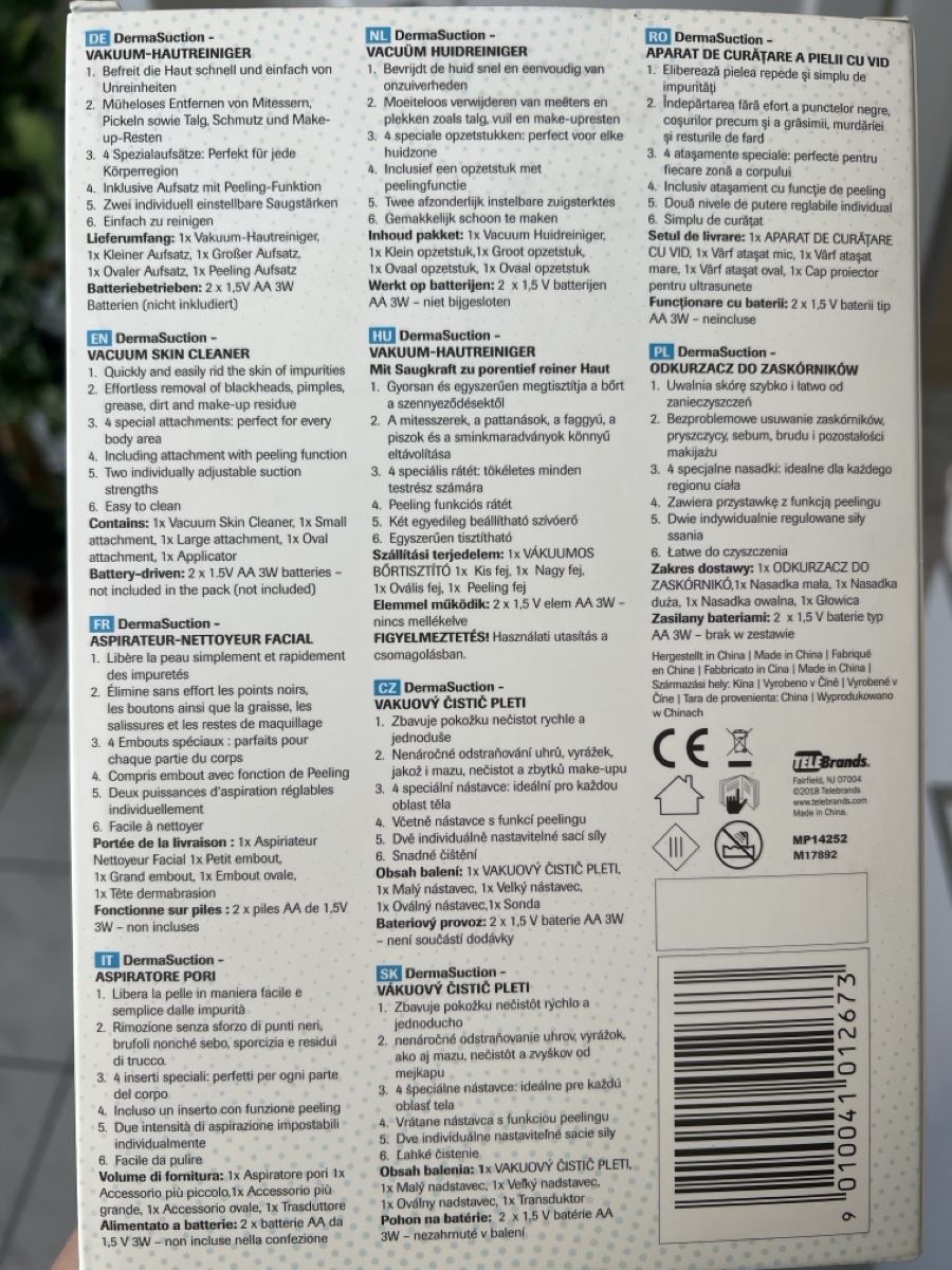 Derma Cura del viso: Vakuum-Hautreiniger – Nuovo e nell'imballaggio originale da Merenschwand venduto da Pao_29 1