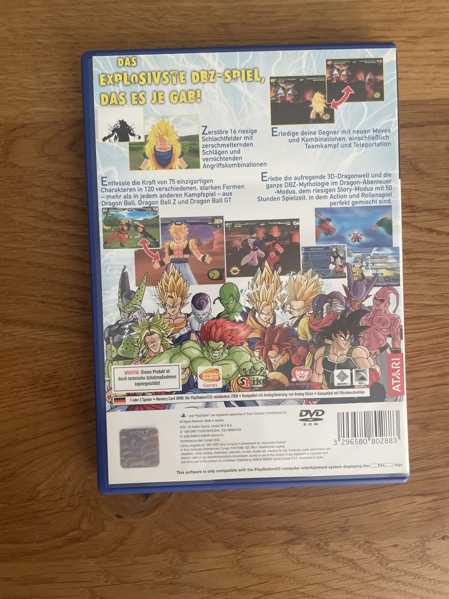 Spiele: Dragonball Budokai Tenkaichi 2 Ps2 – Gebraucht aus Hagendorn von masterchieff 1