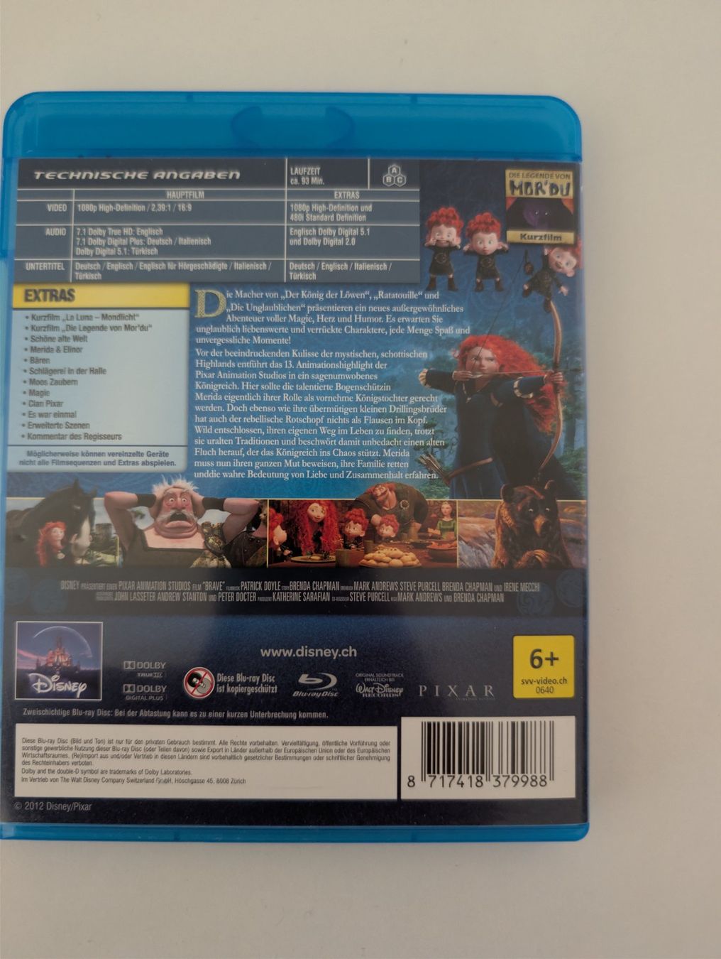 Tutti i DVDs: Merida – Legende der Highlands – Usato da Zürich venduto da eflohmi 2