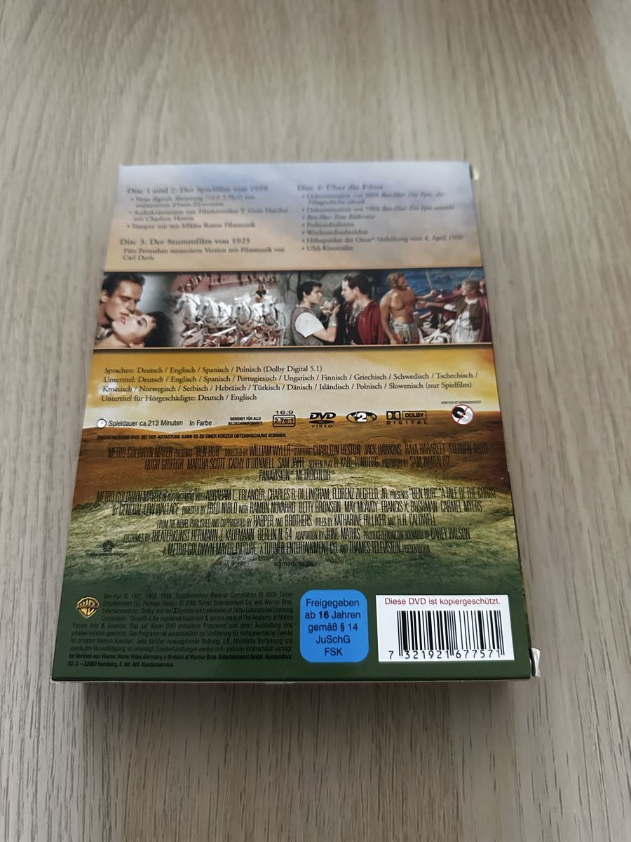Alle DVDs: Ben Hur 4 Disc Collectors Edition DVD – Gebraucht aus Hombrechtikon von baersandro 1
