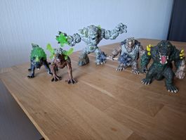verkaufe 5 eldrado Schleichmonster, preis verhandelbar
