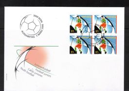 2006 Juniorenfussball  FDC 4er UNO aus ABO