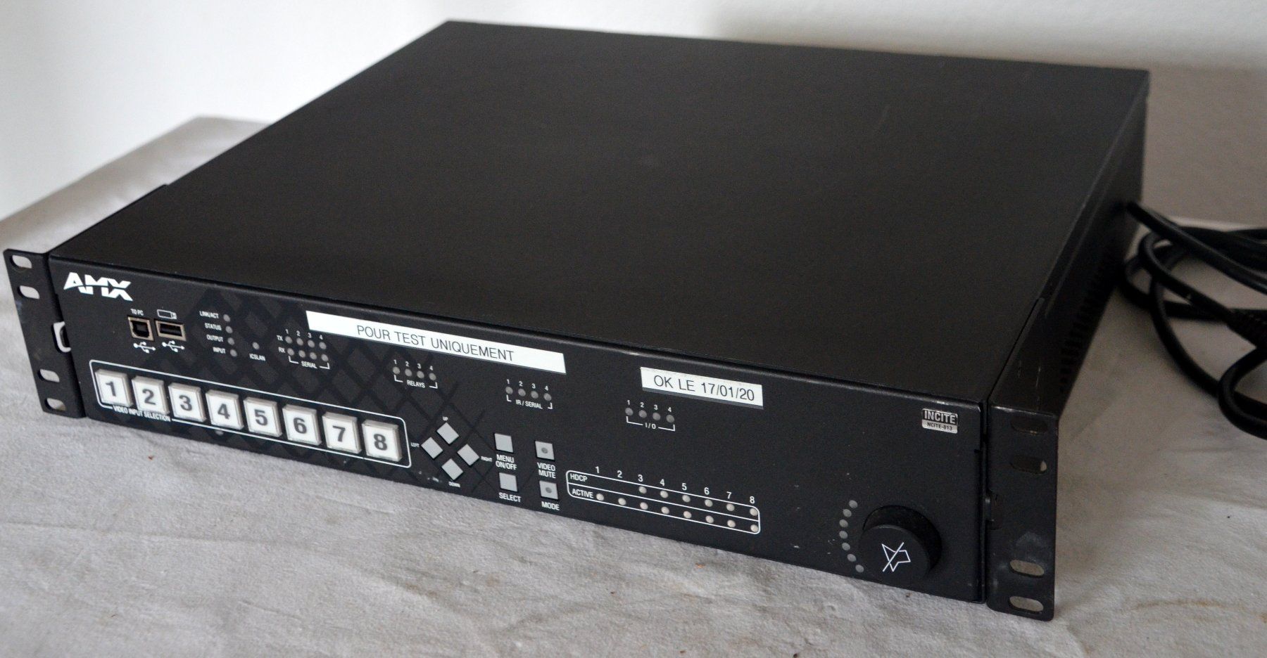 Sistema di controllo: NCITE-813AC AMX Audio Video Control Systems – Usato da Collonges venduto da arashee 1