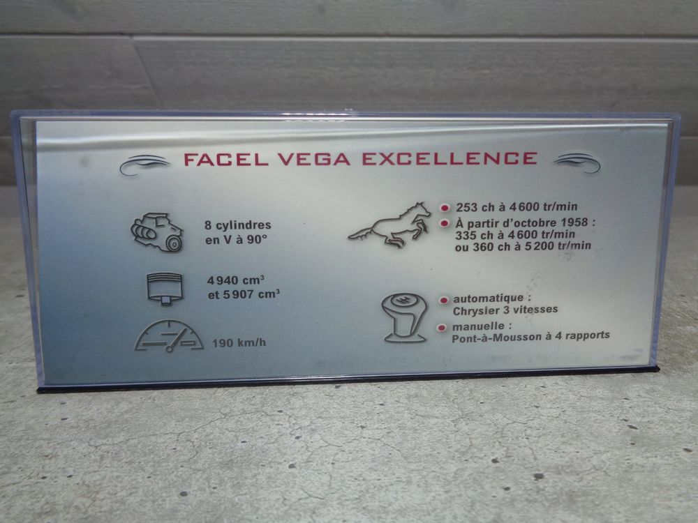 Atlas 1:43 Classic Car Facel Vega Excellence 10