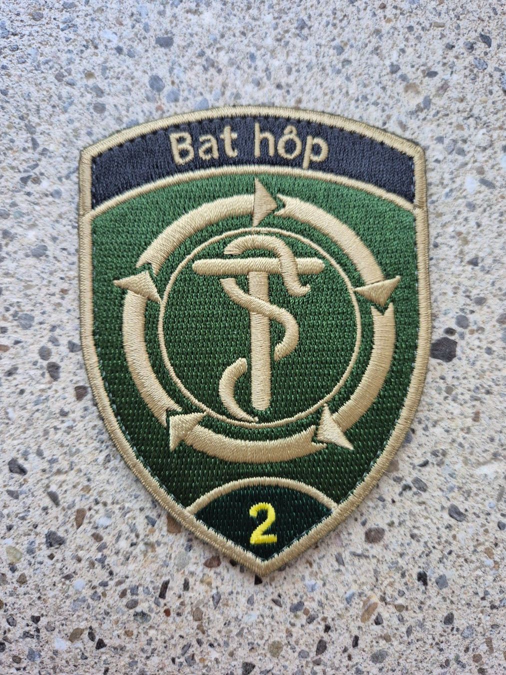 Schweizer Armee Placchette & Badge: ***  Badge Bat Hop 2 mit klett *** – Nuovo e nell'imballaggio originale da Riedholz venduto da fr_sIruP