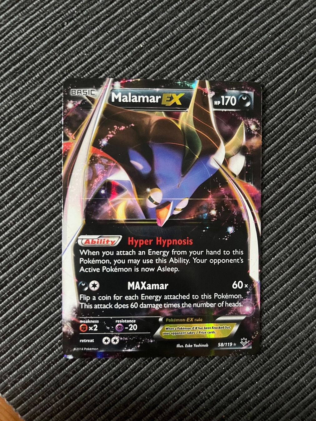 Pokémon Carte collezionabili: Pokemon Malamar EX XY Phantom Forces near Mint – Nuovo (secondo la descrizione) da Wabern venduto da Collectfun