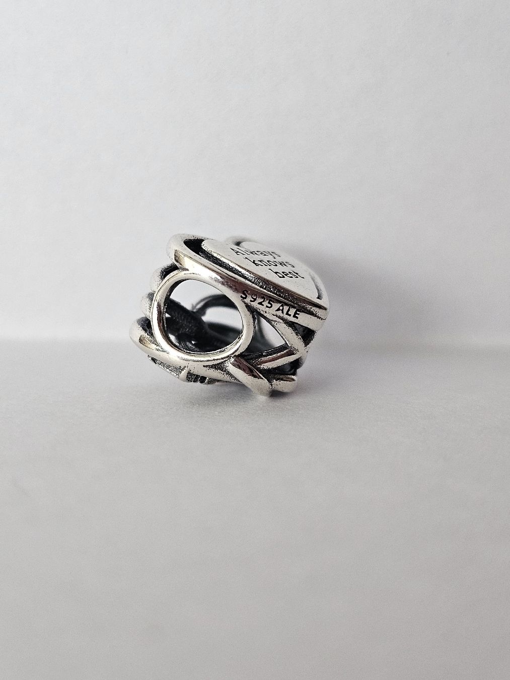 Pandora Ciondoli: Pandora MOM Herz Charm, Silber 925, Opal – Usato da Bubendorf venduto da SecretCollectors 2