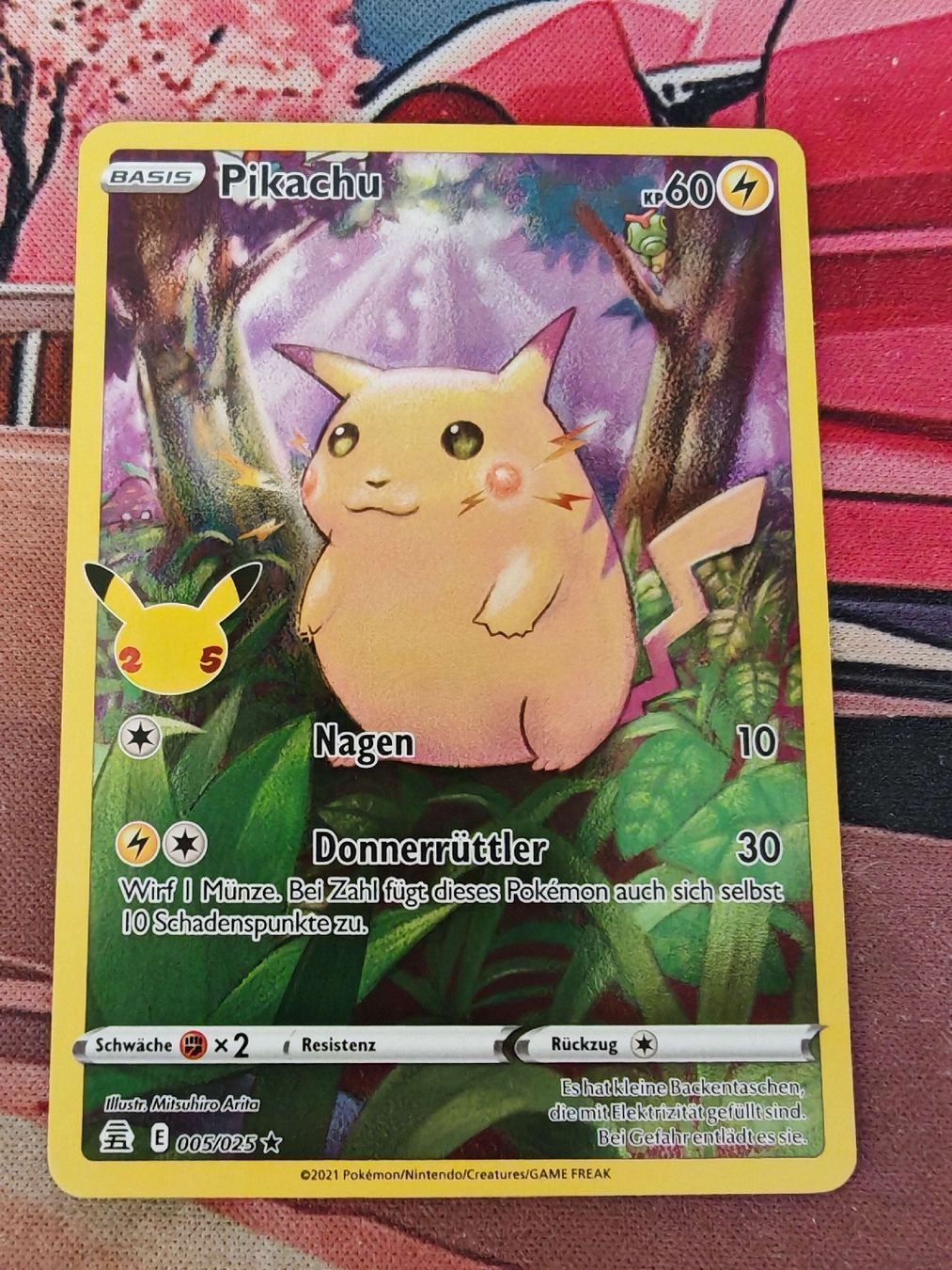 Pokémon Sammelbilder & Trading cards: Basis Pikachu Karte 005/025 – Neu (gemäss Beschreibung) aus Muri AG von rei_zp89