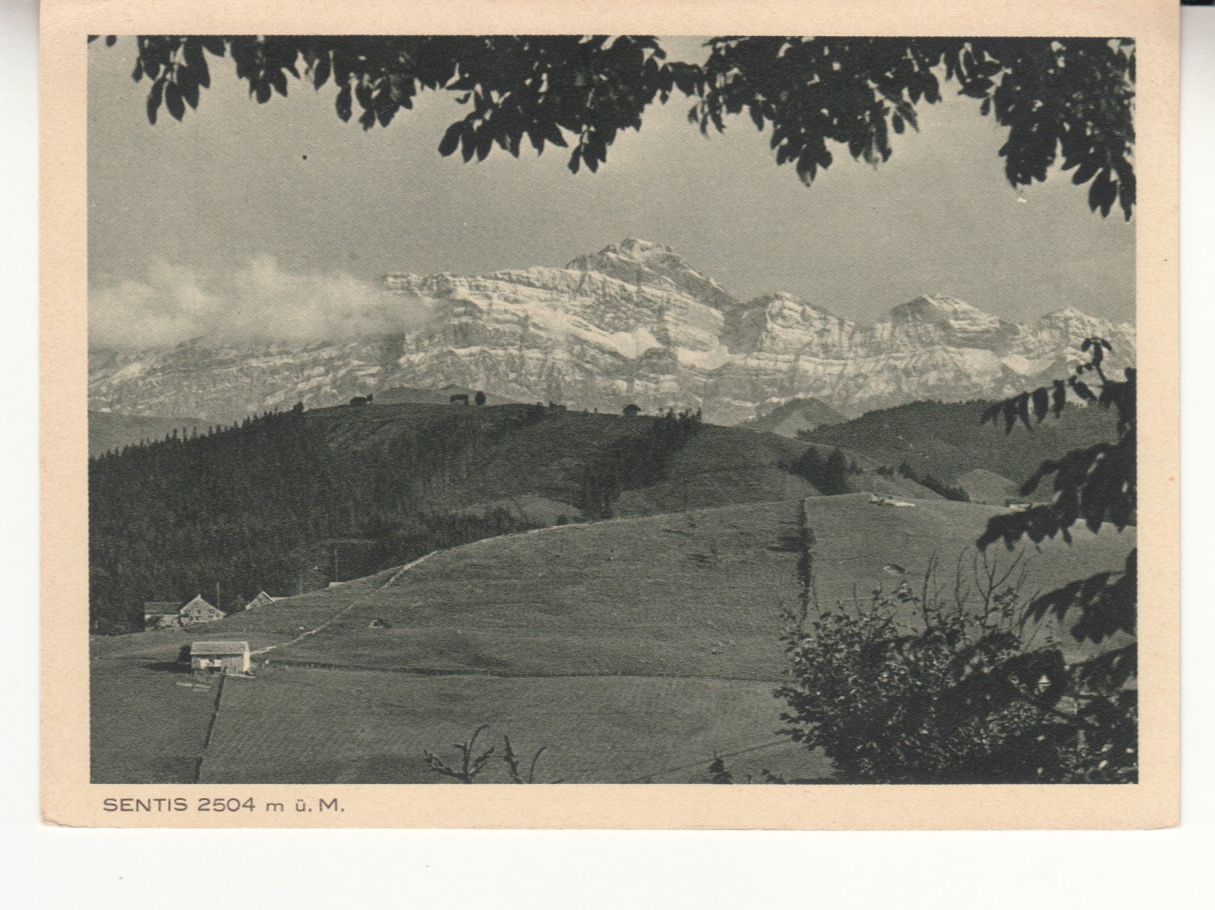 Ansichtskarten: Sentis, ca. 1940, Karte Leibacher – Gebraucht aus Bürglen TG von StampGraf