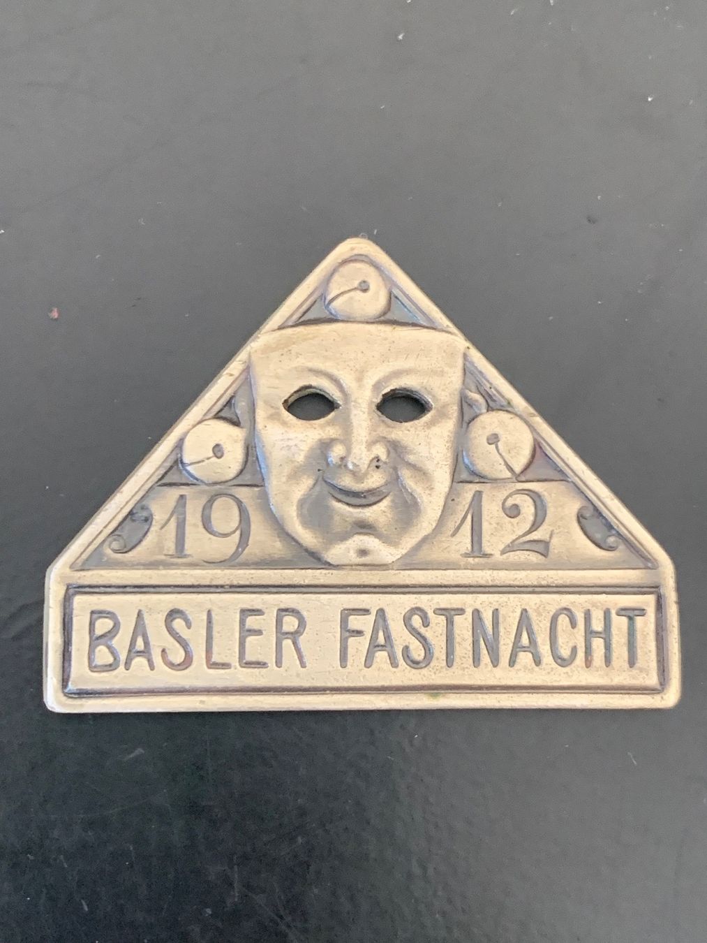 Basler Placchette & Badge: Fasnacht Basel SILBER 1912 *** – Usato da Basel venduto da fasnachtsoutlet1965