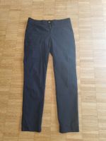 Damen Hose schwarz mit Reissverschluss Gr 42