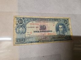 Banknote Bolívia 1945
