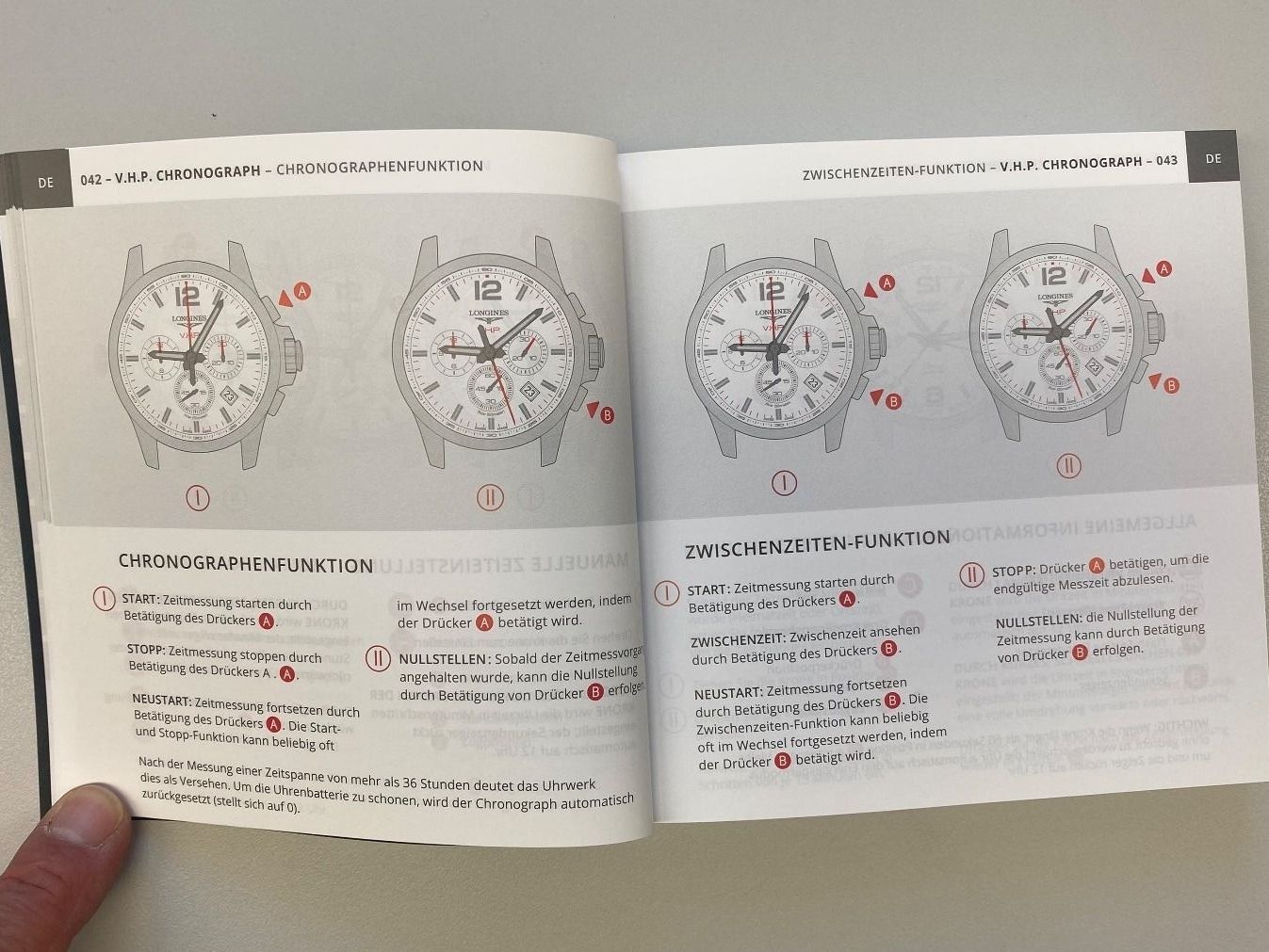 Longines Orologi: LONGINES Bedienungsanleitung V.H.P. Very High Precision – Nuovo (secondo la descrizione) da St. Gallen venduto da galluswatches 7