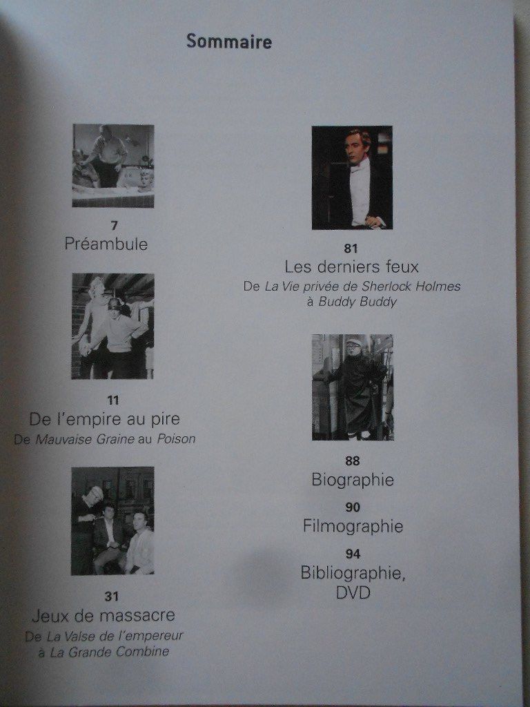 Livres: CAHIER DU CINEMA  -  BILLY WILDER – D'occasion à Bex par Giorgiob 1