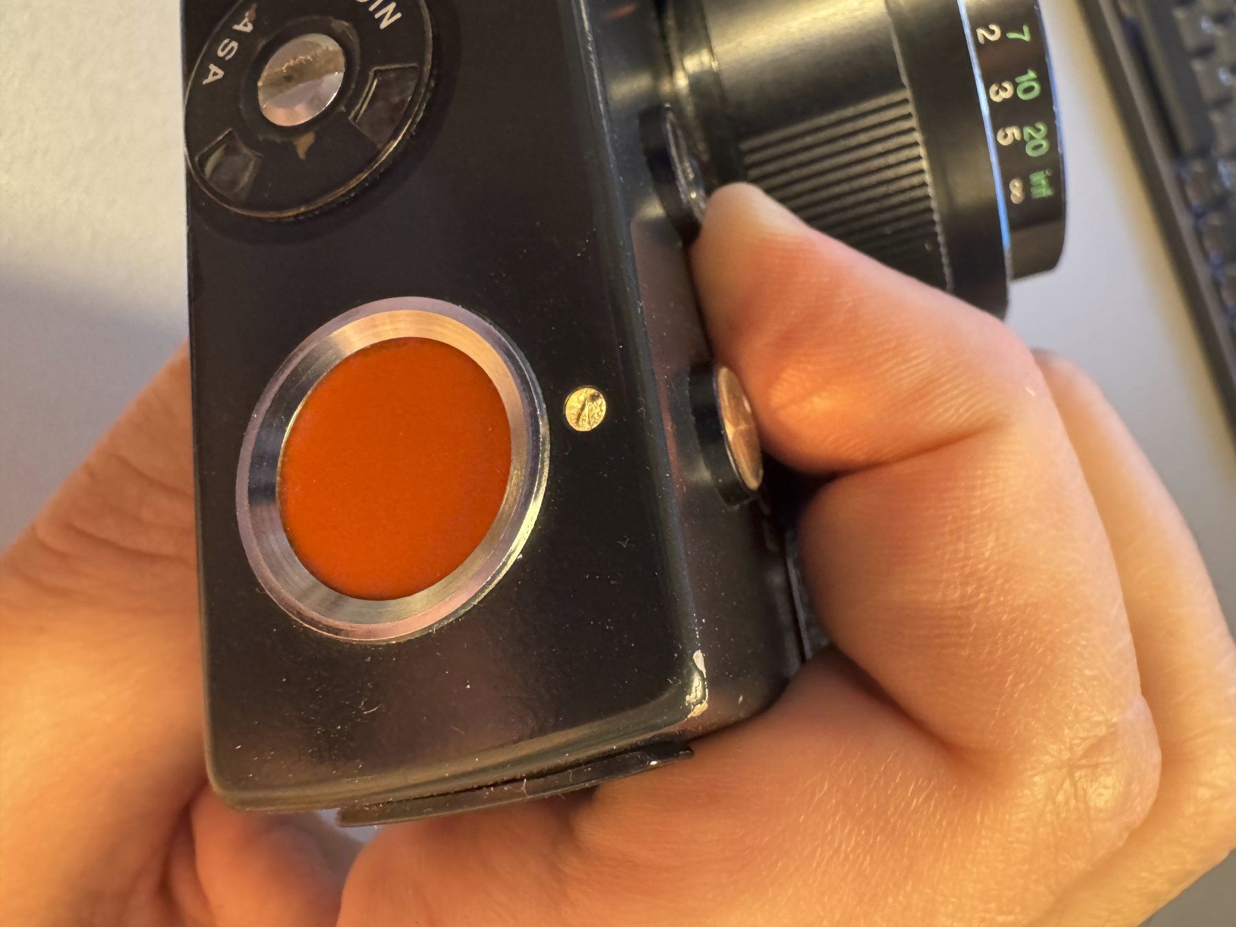 Agfa Fotocamera: Agfa Selectronic S - analog Messsucherkamera + Blitz – Usato da Baar venduto da UMACULINU 3