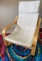 IKEA POÄNG Kindersessel Birkenfurnier Breite 47 cm