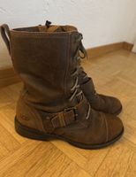 UGG Stiefel Schnürstiefel Leder braun Gr. 38 