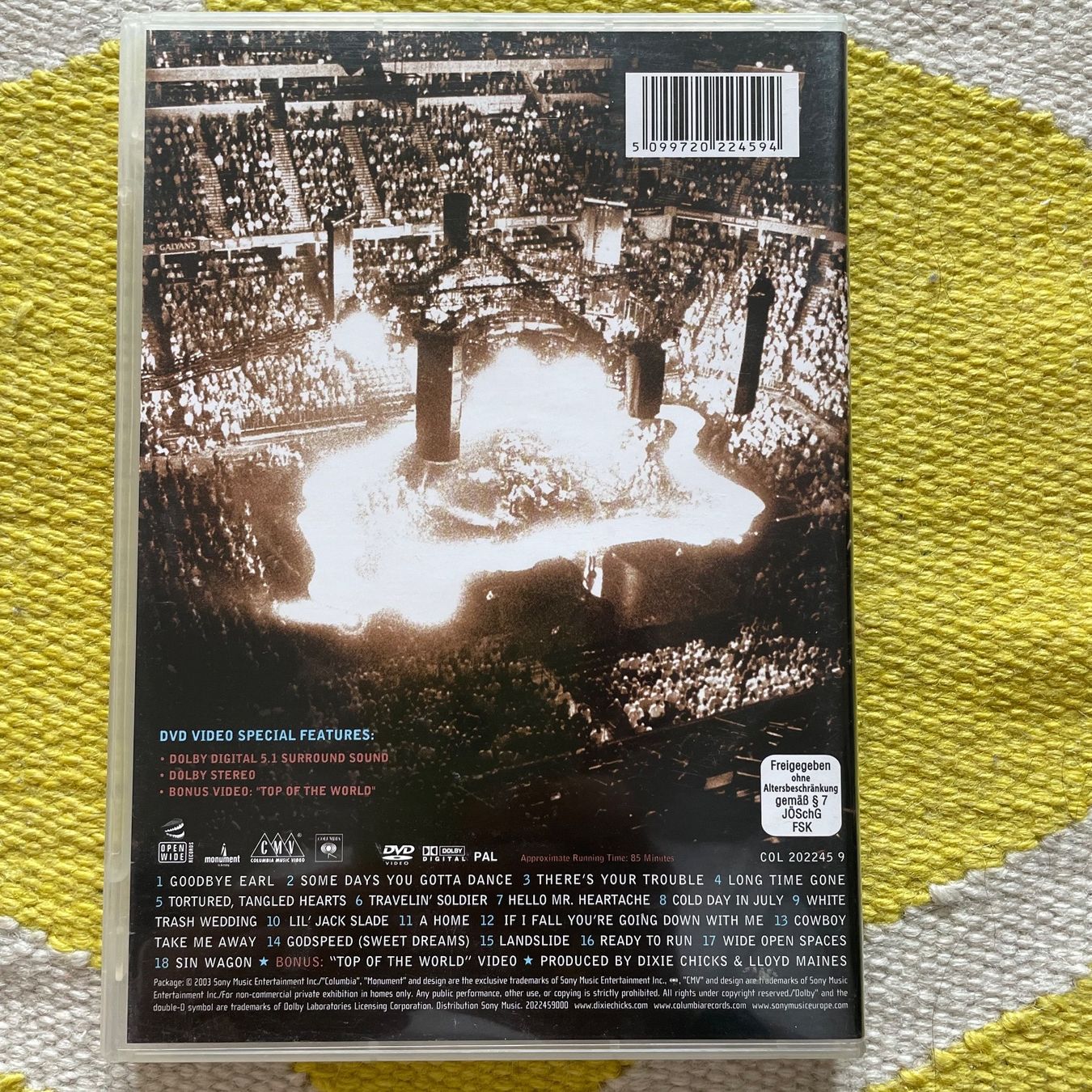 Tutti i DVDs: DIXIE CHICKS-DVD LIVE – Usato da Rorschacherberg venduto da CD-Roli 1