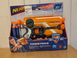 2x Nerf N-Strike Elite Firestrike mit Lichtvisier NEU