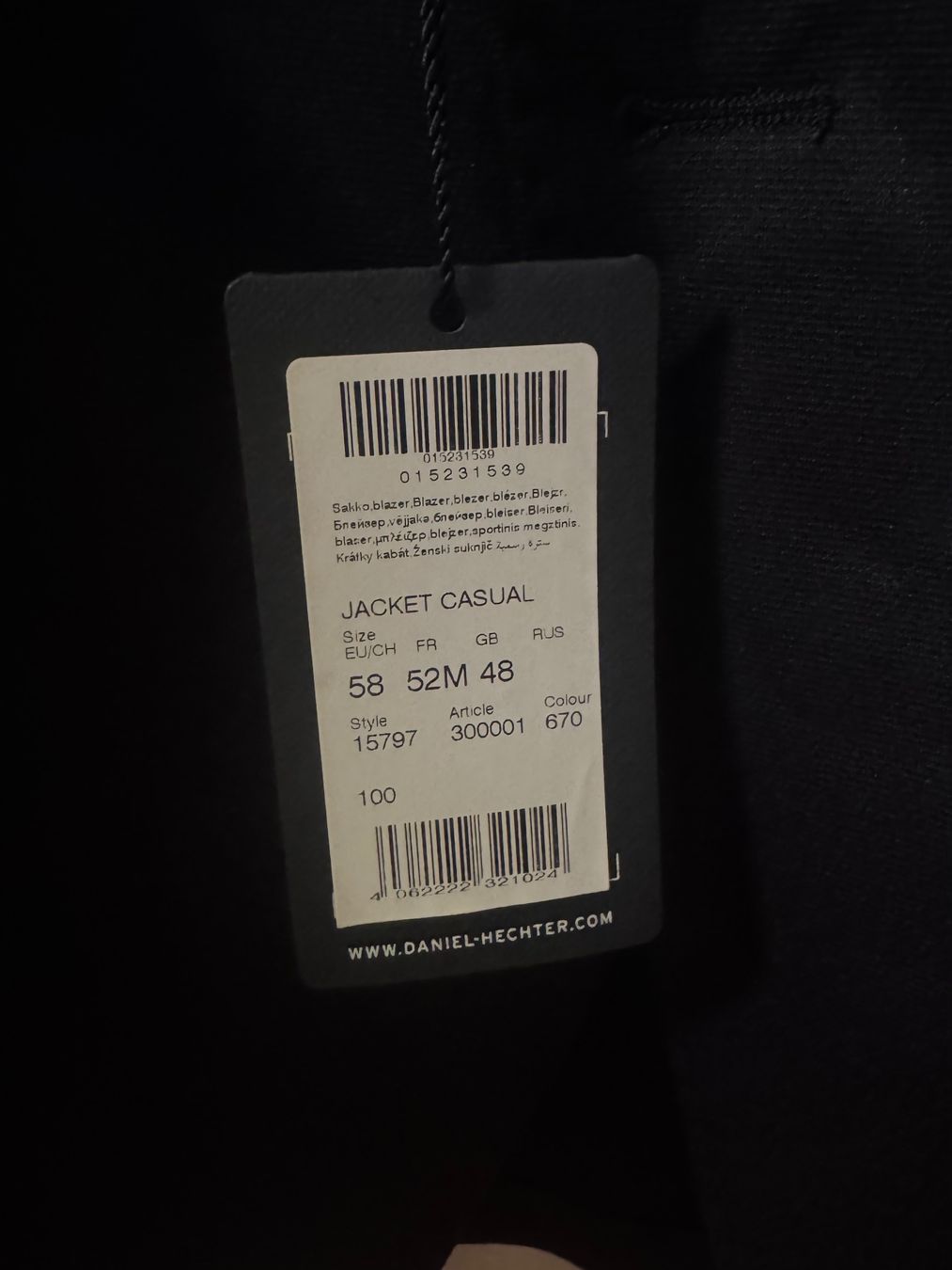 Daniel Hechter Giacche: Daniel Hechter Blazer Grösse 58 neu – Nuovo (secondo la descrizione) da Schlieren venduto da Freundlich02 2