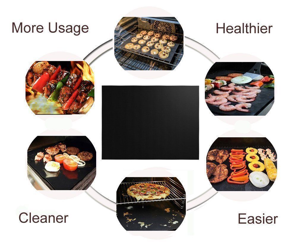Accessori per grill: BBQ Grillmatte Grill Matte Picknick Kochen Backofen – Nuovo e nell'imballaggio originale da Rickenbach b. Wil venduto da Mysterion4 5