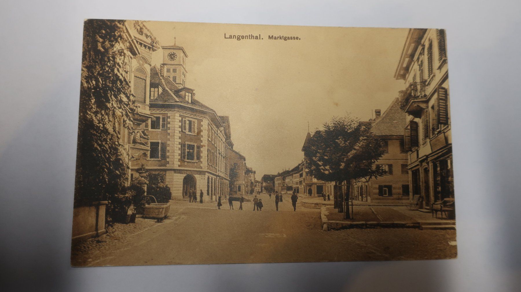Cartoline postali: Langenthal. Marktgasse. 1934 – Usato da Cormoret venduto da Pascalll2001 1