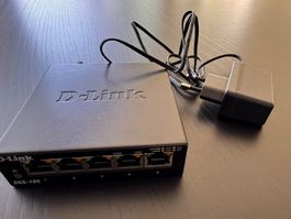 D-Link DGS-105 5-Port Gigabit Switch inkl. Netzteil