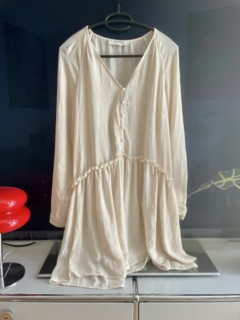 Wunderschönes Sommerkleid/Kleid, weiss/écru/off white Gr. 38