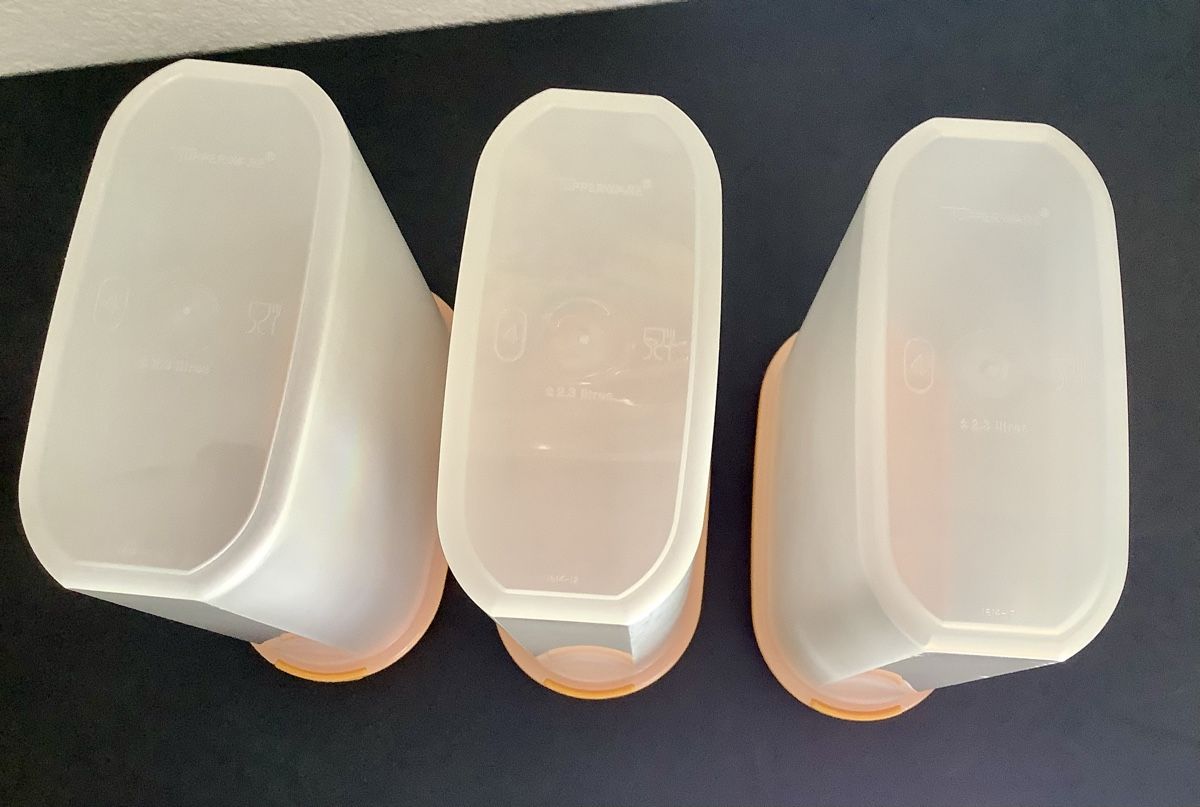 Tupperware Contenitori & Simili: Tupperware Vorratsbehälter Set 3-teilig, 2,3 Liter  – Usato da Züberwangen venduto da benjause 2