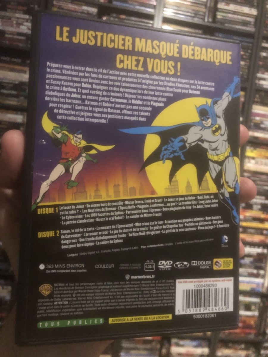 Tutti i DVDs: Les Aventures de Batman - intégrale 2 dvds – Usato da Lausanne venduto da fransadpop 1