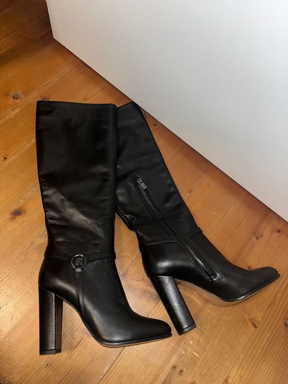 SLY010 Echtleder Stiefel (Gr. 37) 2
