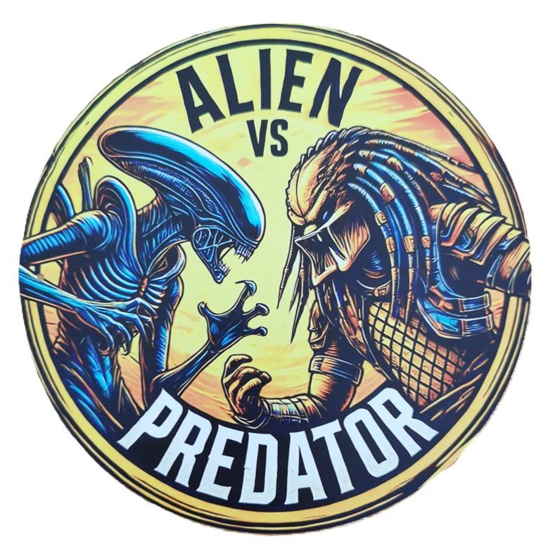 Schilder: ALIEN VS PREDATOR -   Blechschild  (neu/OVP) – Neu und originalverpackt aus Wilen b. Wollerau von morethanmusic