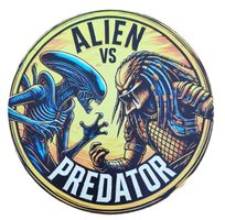 ALIEN VS PREDATOR -   Blechschild  (neu/OVP)