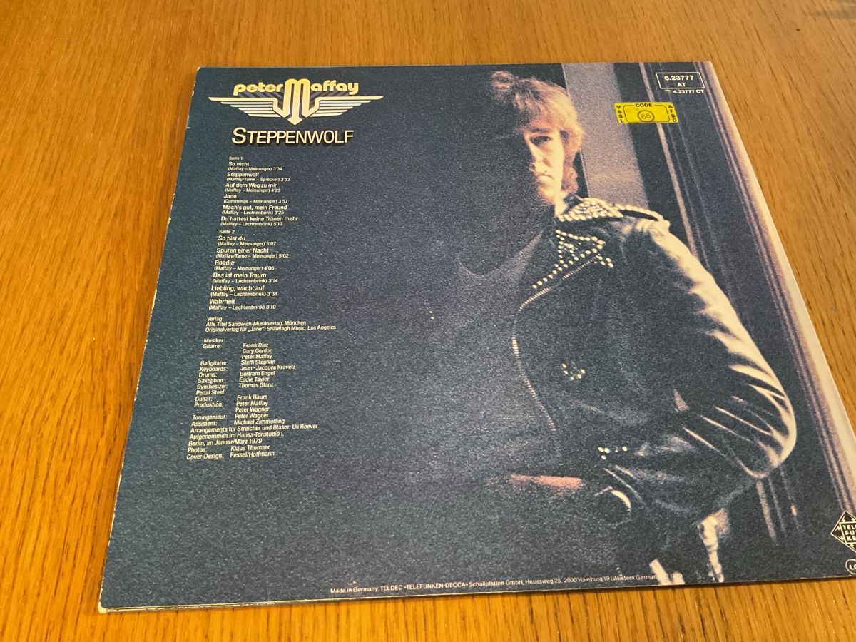 Schallplatten: Peter Maffay - Steppenwolf - Vinyl LP - Top Zustand! – Gebraucht aus Steinach von Quarkie 1