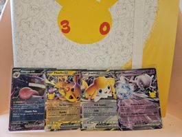 Pokémon 30th celebrations 4x EX ab 1 chf🔥🔥