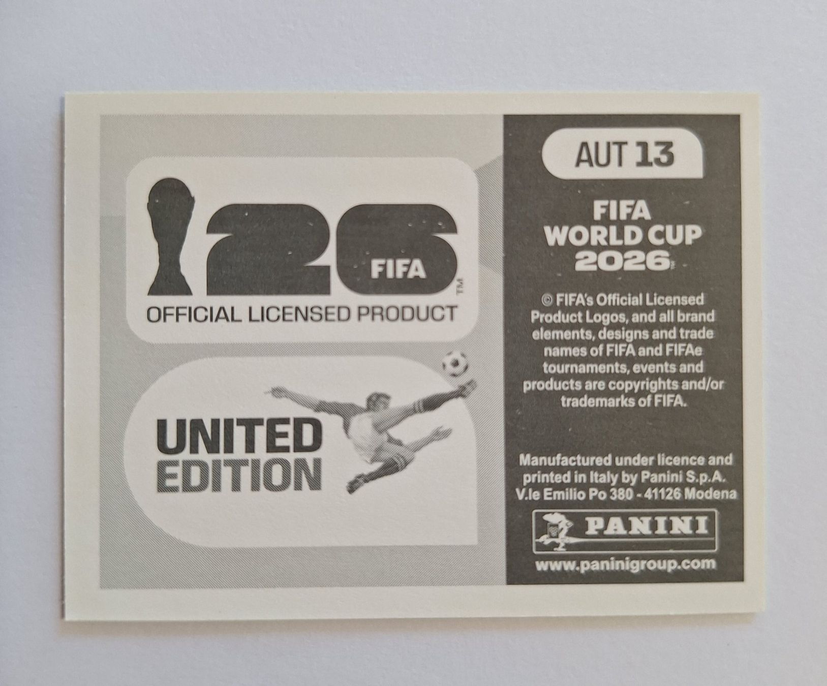 Panini Carte collezionabili: Panini AUT 13 – Nuovo (secondo la descrizione) da Romanens venduto da Crocette 1