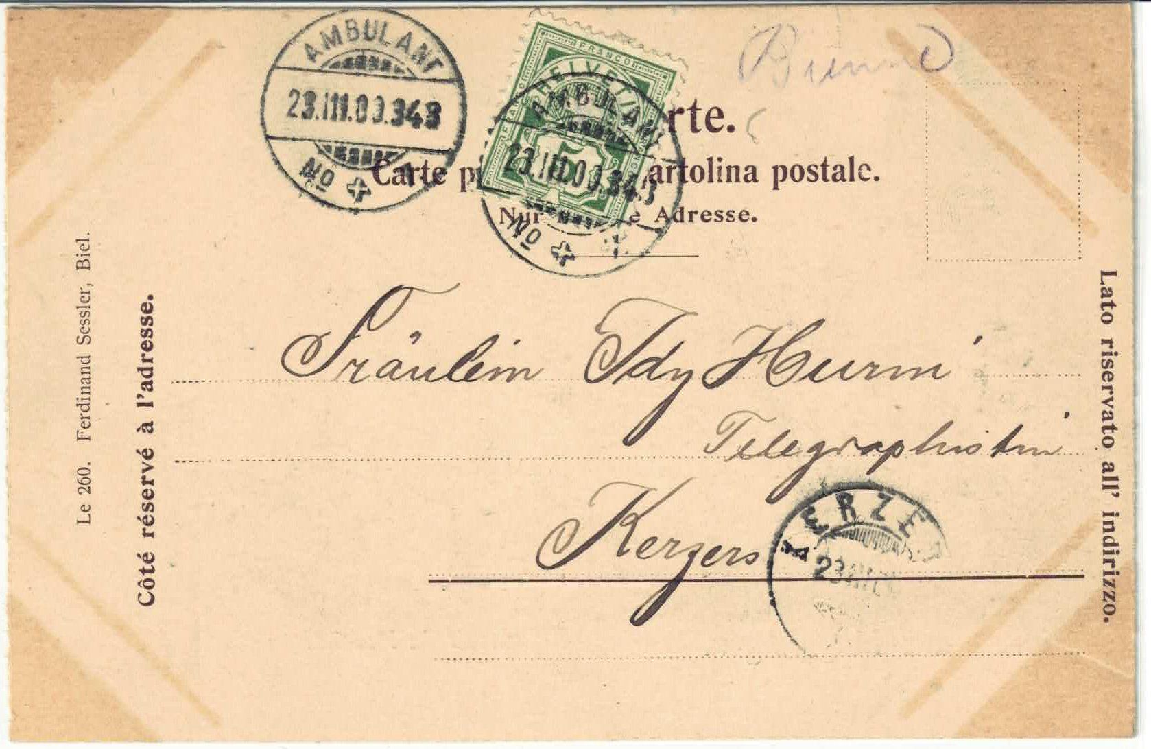 Cartoline postali: Gruss aus Magglingen - Souvenir de Macolin – Difettoso da Ettingen venduto da Kartenplanet 1